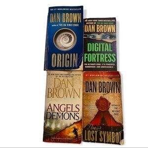 Lot of 4 Dan Brown books.